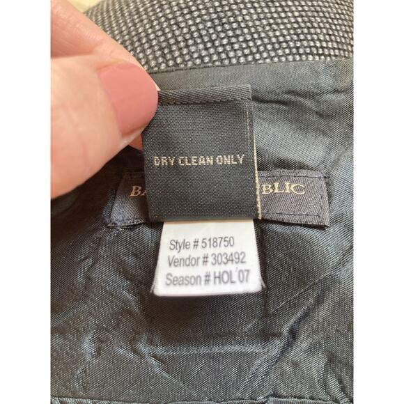 Banana Republic Tony Polkadot Wool A-line Skirt, Size 0 - Picture 6 of 6